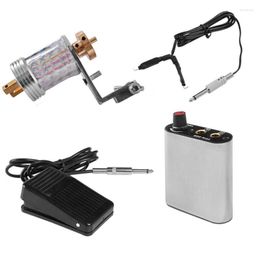 Tattoo Guns Kits Rotary Kit With Mini Power Supply Permanent Makeup Eyebrow Lip Eyeliner Microblading Foot Pedal