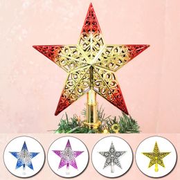 Christmas Decorations Tree Top Sparkle Stars Hang Xmas Decoration Ornament Treetop Topper Supplies Home Decor