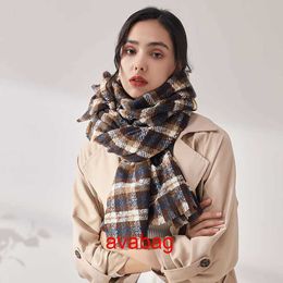 Scarves Drop Verzending Plaid Poncho Oversized Imitatie Kasjmier Herfst Winter Thicken Warm Etnische Sjaal Wrap Voor Verzamelen shawls 3GX2