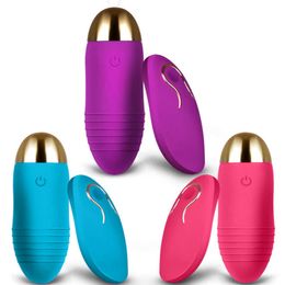 Beauty Items 10-Mode 10m Wireless Jump Egg Wear Vibrator USB charge Remote Control Body Massager for Women Adult sexy Toy Product