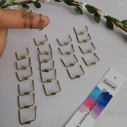 Chandelier Crystal Camal 50pcs Antique Bronze M Twisted Pins Connector Part To Connecting Hanging Prism Bead Pendant