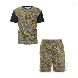 Men's Tracksuits Tracksuit Man Comfort Shorts Summer Men's Cropped Fashion TShirt ShortsCasual Suits Sportswear Mens Clothing