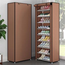 Clothing Storage 3-5 Layers Non-woven Shoe Rack Living Room Fabric Dustproof Cabinet Organiser Holder DIY Foldable Stand Shoes Shelf