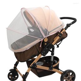 Stroller Parts Universal Baby Mosquito Net Summer Mesh Insect Protection Stretchable Netting Breathable Folding 1XCD