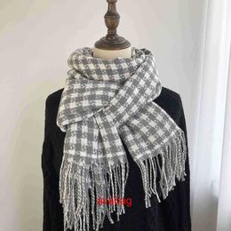 Scarves Drop Verzending Plaid Poncho Oversized Imitatie Kasjmier Herfst Winter Thicken Warm Etnische Sjaal Wrap Voor Verzamelen shawls CK1J