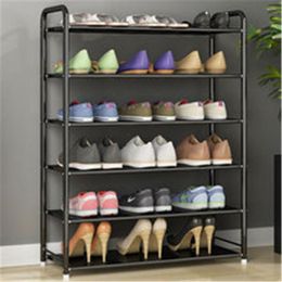Clothing Storage Simple Shoe Rack Multi-layer Multifunctional Home Stand Holder Student Dorm Space-saving Shoes Shelf