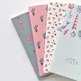 Sheets Planner Notebook Cactus Flamingo Cherry To Do List School Office Supply Student Stationery Notepad Agenda