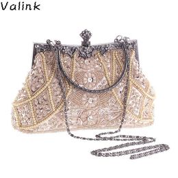 Clutch Bags Evening Women Retro Handbag Luxury Bag Embroidered Design Ladies Wedding Party Bolsa Feminina 221021