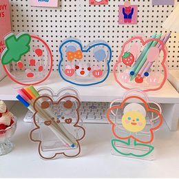 Storage Bags Creative Cartoon Student Desktop Pen Holder Soft Cute Bear Multifunctional Office Stationery Cosmetics Tube