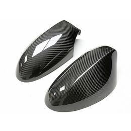Carbon Fiber Side Wing Mirror Cover For BMW 1 Series E82 E85 E87 E88 120i 130i 2007-2011 Car Rearview Shell