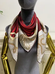 women square scarves 100% silk material thin and soft print lettes pattern size 90cm -90cm