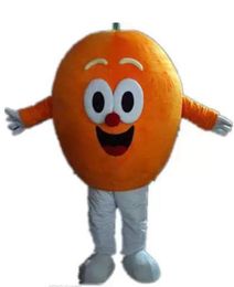 factory hot Ventilation adult orange mascot costume with big eyes for adult to wear