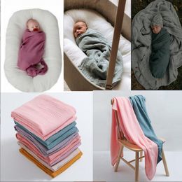 Infant Blankets Swaddling Crepe Cotton Air Condition Blanket Baby Soft Bathroom Towels Casual Wrap Swaddle Parisarc Pram Stroller Cover Blankets BC132