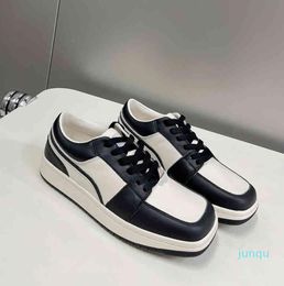 5A quality Casual Shoes 2022 new head Colour matching low Top Sneakers high top sports and leisure square sneakers 08