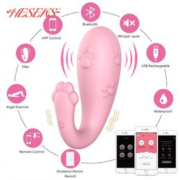 Beauty Items Smart APP Bluetooth Vibrator sexy Toy For Woman Remote Control Little Monster Clitoris G-spot Stimulator Vagina Massager