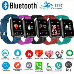 ID 116Plus Y68 D20 Wristband Smart Bands Bracelet Colourful Screen Fitness Tracker Pedometer Heart Rate Blood Pressure Health Monitor D13