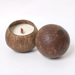 Candle Holders Coconut Shell Nordic Creative Restaurant Cup Smooth Romantic Candelabro Ornaments Wedding Decoration
