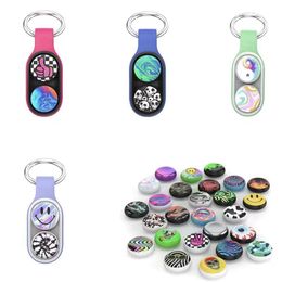 PopPuck Fidget Toys Hand Spinner Decompression Series Elastic Magnet Toys Colorful For Adults Kids Gifts