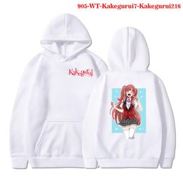 Men's Hoodies Women Men Kakegurui Compulsive Gambler Anime Hoodie Yumemite Yumemi Printed Clothing Kawaii Cosplay Sweatshirt Goth Tops