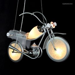 Pendant Lamps Creative Lamp LED LampSpecial Edition Package Motorcycle Light Cartoon Lighting Children Bedroom Personalised ET48