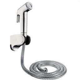 Bath Accessory Set Toilet Shattaf Adapter Spray Handheld Bidet Shower Head Wall Bracket Hose Kit