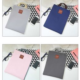 Briefcases Canvas Documents Bag A4 File Folder With Dual Buckles Filing Waterproof Paper Organiser Office School Stationery Supplies