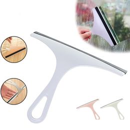 Squeegees New Household Cleaning Bathroom Mirror Cleaner With Sile Blade Holder Hook Car Glass Shower Squeegee Window Wiper Scraper Dhpd8