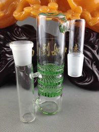 Triple honeycomb perc ash catcher hookahs 14.4mm 18.8mm joint size Wholesale TOP quality HC female male glass ash catchers