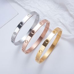 Christmas love bangle Designer Jewelry bracelet mens bracelets plated rose gold friendship diamonds ladies charm vintage dainty cjeweler luxury bracelet gift