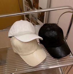 Fashion Ball Cap Mens Designers Leather Baseball Hat luxury Unisex Caps Adjustable Street Sports Casquette Embroidery Peaked Cap Designer Hats