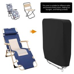 Chair Covers Outdoor Folding Cover 210D Dustproof And Rainproof Oxford Cloth Recliner Storage Camping Furniture Bag