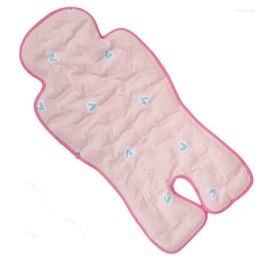 Stroller Parts Summer Cooling Borns Pushchair Seat Liner Breathable Sleeping Cushion Baby Head Support Pillow Infant Accessories