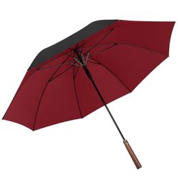 Long handle umbrella large reinforced straight windproof thickened custom logo