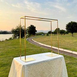 decoration Gold stander for wedding party tables decor dining table decor bridal shower floral couples showers flowers stand Centrepieces mak449