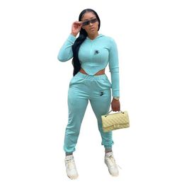 Women Casual Tracksuits 2 Pieces Sports Outfits Luxury Designer Quality Long Sleeve Slim Fit Long Pants Sweatsuits Set Jogging Suits