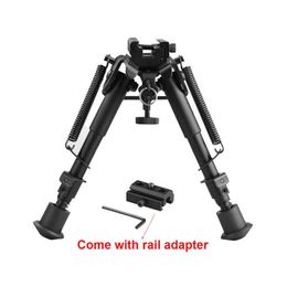 Original Inche 6-9 Tactical Accessories Bipod Adjustable Spring Control Bipod Foldable Design High Shock-resistant for Hunting Rifle with Picatinny