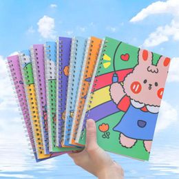 Piece Lytwtw's Cute A5 Cartoon Agenda Coil Book Creative Stationery Office Supplies School Notebook Diary Notepad