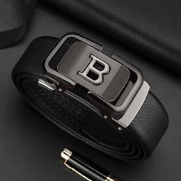 Men's Belt Designer Brand Letter B Automatic Buckle Business Casual Belt Luxury Fashion Versatile Jeans Belt