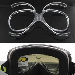 Ski Goggles ski goggles myopia frame special glassesglasses Eyewear Motorcycle Wind mirror clip L221022