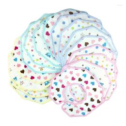 Hair Accessories Baby Boy Girl Burp Bib Waterproof Soft Cotton Infant Toddler Towels 10 Pcs/lot