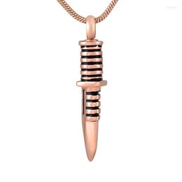 Chains IJD9792 Army Knife 316L Stainless Steel Cremation Keepsake Pendant For Ashes Urn Memorial Necklace Men Jewelry