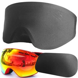 Ski Goggles Black Portable Free Size Elastic Protector Bag Cover Anti-scratch Dust-proof Sleeve Guard Mask for Goggle Glass L221022