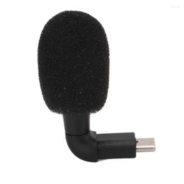 Microphones Type C Plug Smartphone Video Mini Microphone Mobile Phone Omnidirectional High Sensitivity 90° Angle And Play Mic