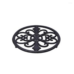 Table Runner 21cm Cast Iron Pot Mat Placemat Flowerpot Frame Casting Metal Decorations