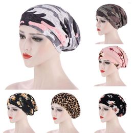 Ball Caps Cancer Print Hat Women Cap Wrap Ruffle Muslim Baseball Clip On Light Rosary