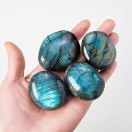 Decorative Figurines Natural Madagascar Labradorite Stone Crystal Crafts Home Decoration Quartz Gift 1pcs