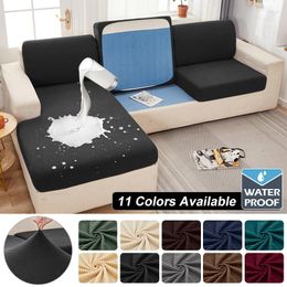 Chair Covers Waterproof Fabric Solid Colors Sofa Seat Cover For Living Room Removable Couch Slipcover Thicken Elastic Furniture Protector