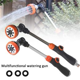 Watering Equipments Garden Hose Nozzle Multifunctional Heavy Duty Adjustable Grip Easy Water Control For Outdoor Gardening Gun