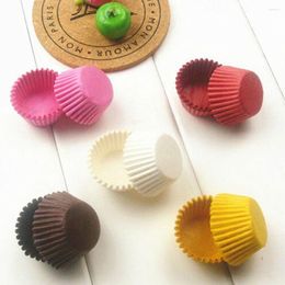 Bakeware Tools 1000Pcs Mini Colorful Paper Chocalate Liners Baking Muffin Cake Cupcake Cases Box Cup Party Tray Mold Decorating Tool