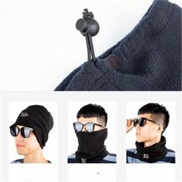 Designer Warm Beanies Luxury Outdoor Hats Caps Autumn Winter Thickened Fleece Beanie Men Women Multi Functional Neck Gaiter Sports Cold Proof Headgear